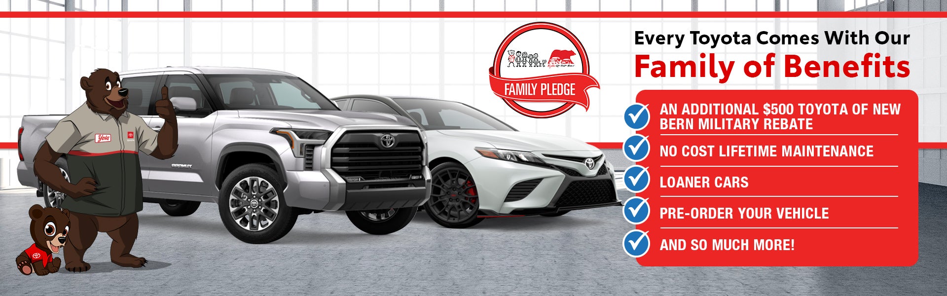 Toyota of New Bern Family Pledge