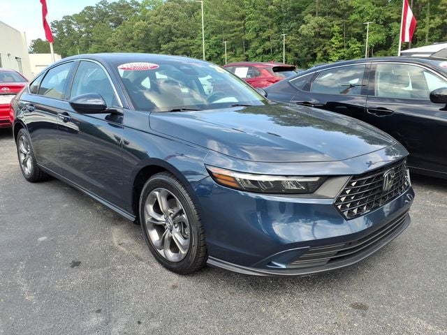 2024 Honda Accord EX in Blue — front three-quarter view