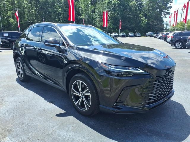 2024 Lexus RX 350 Premium in Caviar — front three-quarter view